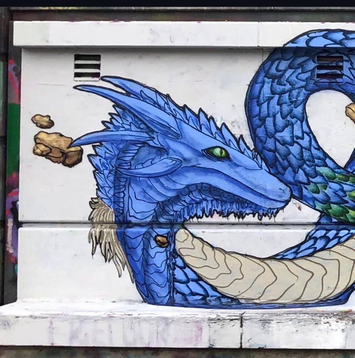 Drache · Donaukanal